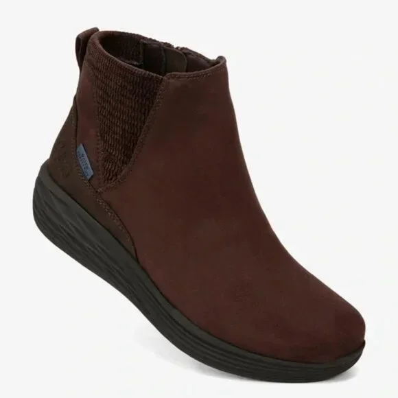 NWT Ryka Women's Noelle Next Wedge Ankle Boots Brown Size 7 W $100 RY1874 - Picture 4 of 8
